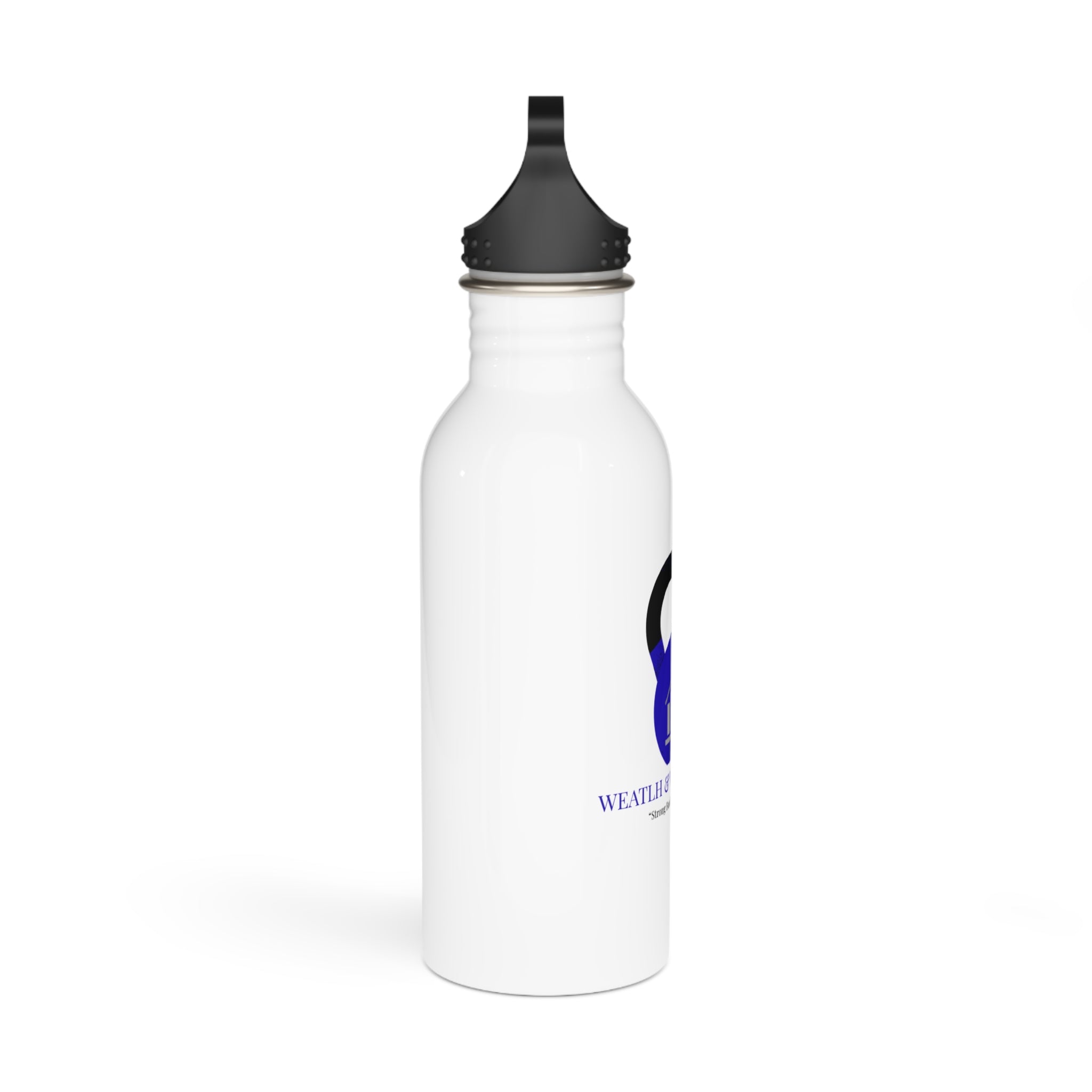 Wellness Lab Stainless Steel Water Bottle — Fitness Kettlebell Logo