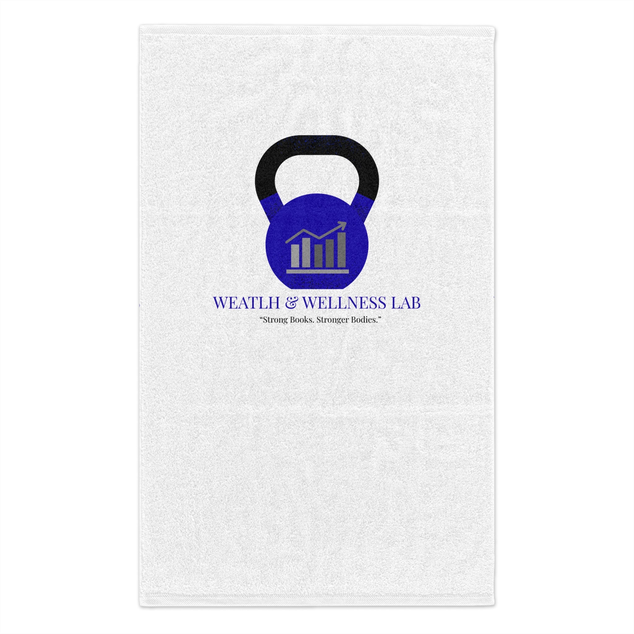 Wealth & Wellness Lab Kettlebell Rally Towel — 11x18 Workout Gym Towel