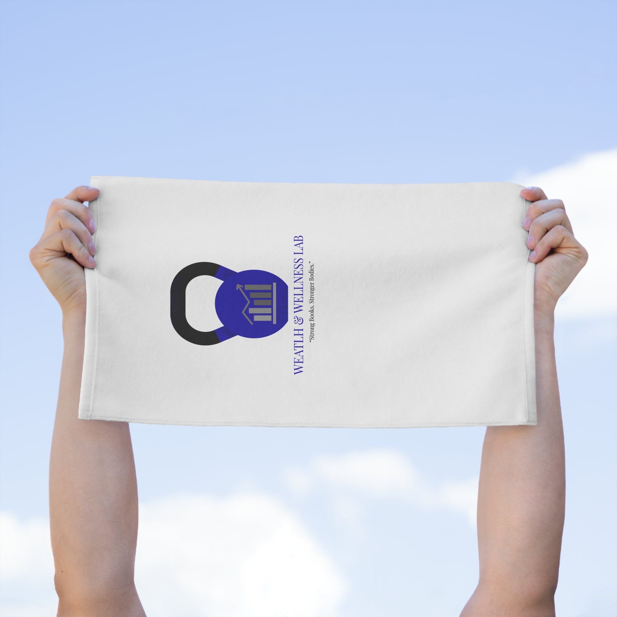 Wealth & Wellness Lab Kettlebell Rally Towel — 11x18 Workout Gym Towel