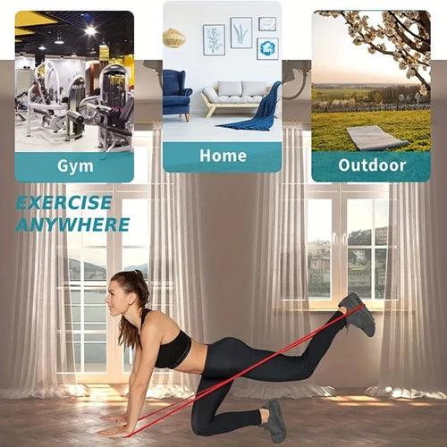 1pc Sports Yoga Resistance Bands, Fitness Pull Belt, Suitable for Yoga, Strength Training, Body Stretching Yoga  Exercise Bands