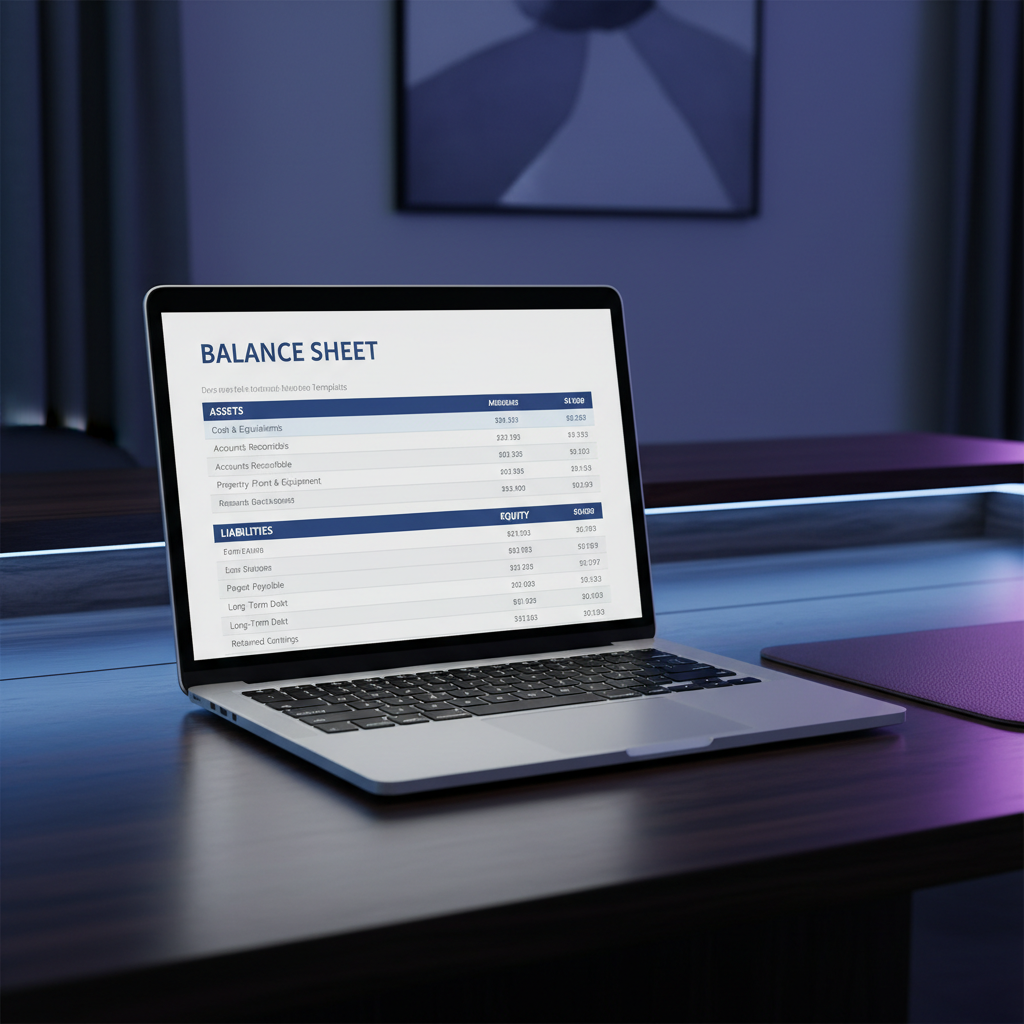 Balance Sheet Mockup